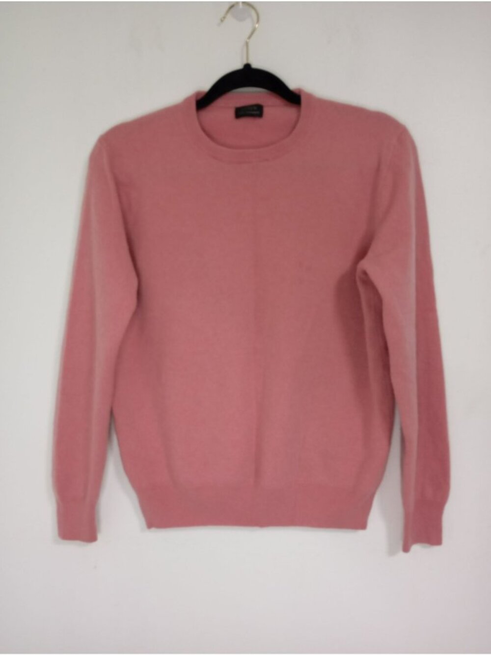 J.Crew Womens Pink 100% Cashmere Crewneck Sweater Size M
